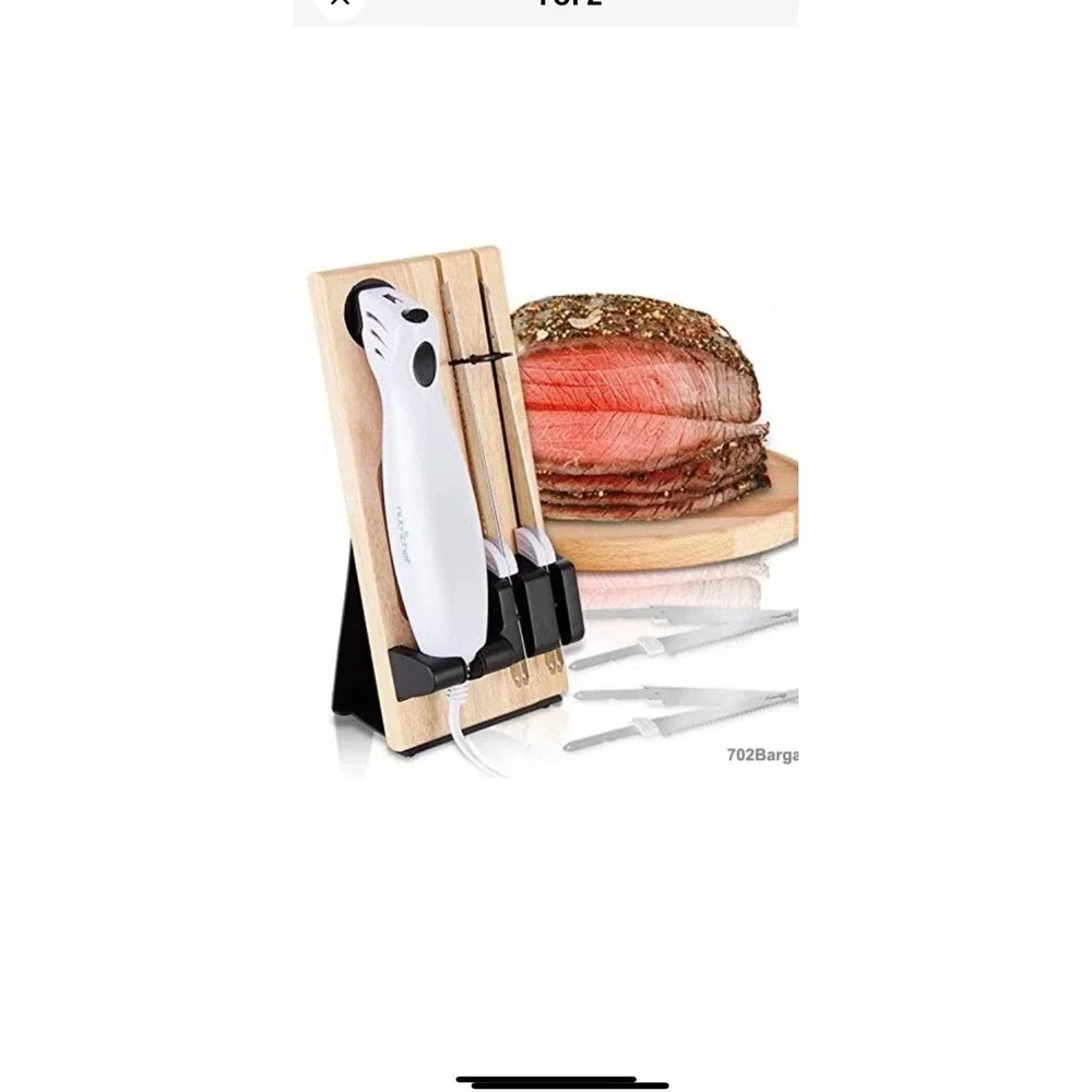 NutriChef 2 Blade Serrated‎ Corded Electric Kitchen New